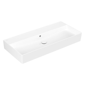 Раковина подвесная Villeroy & Boch Memento 2.0, прямоугольный, 100×47 см, белый